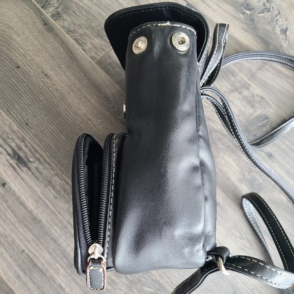 Faux Leather Mini Backpack - Picture 9 of 14